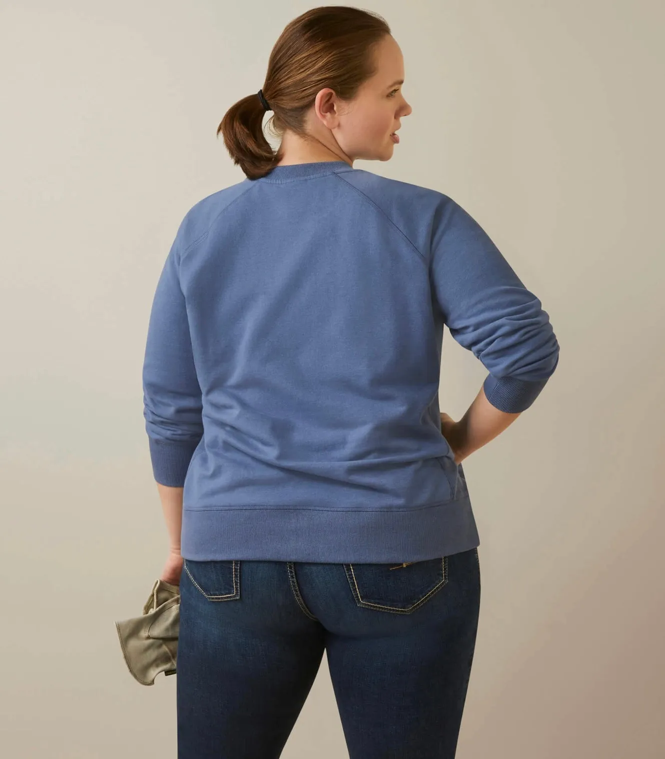 Ariat Women’s Rebar Workman Washed Fleece Sweatshirt