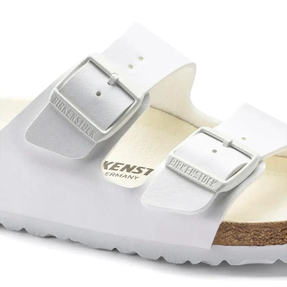 Arizona Triples White Birko Flor Sandals