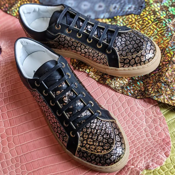 Ascot Sneakers - Gold Dust Python