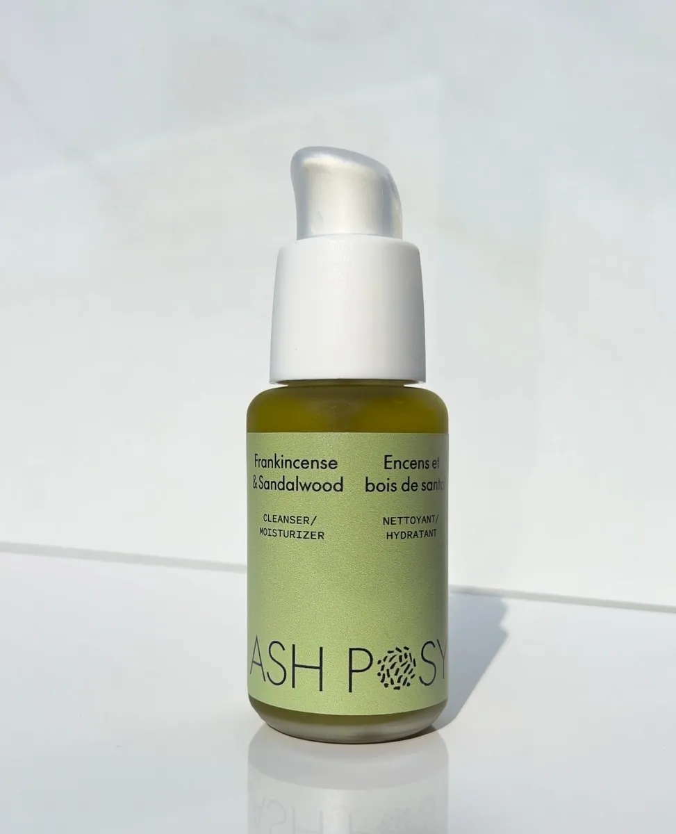 Ash & Posy Frankincense and Sandalwood Cleanser/Moisturizer
