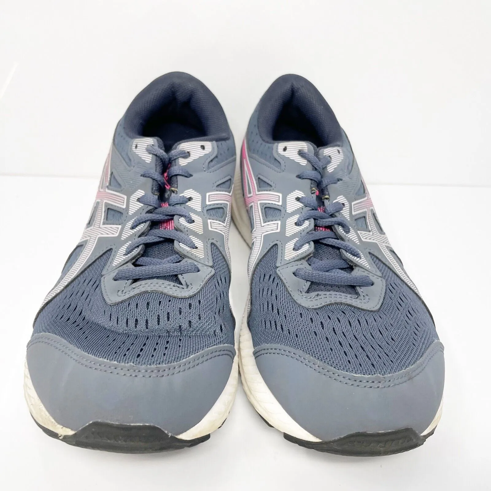 Asics Womens Gel Contend 8 1012B320 Blue Running Shoes Sneakers Size 10