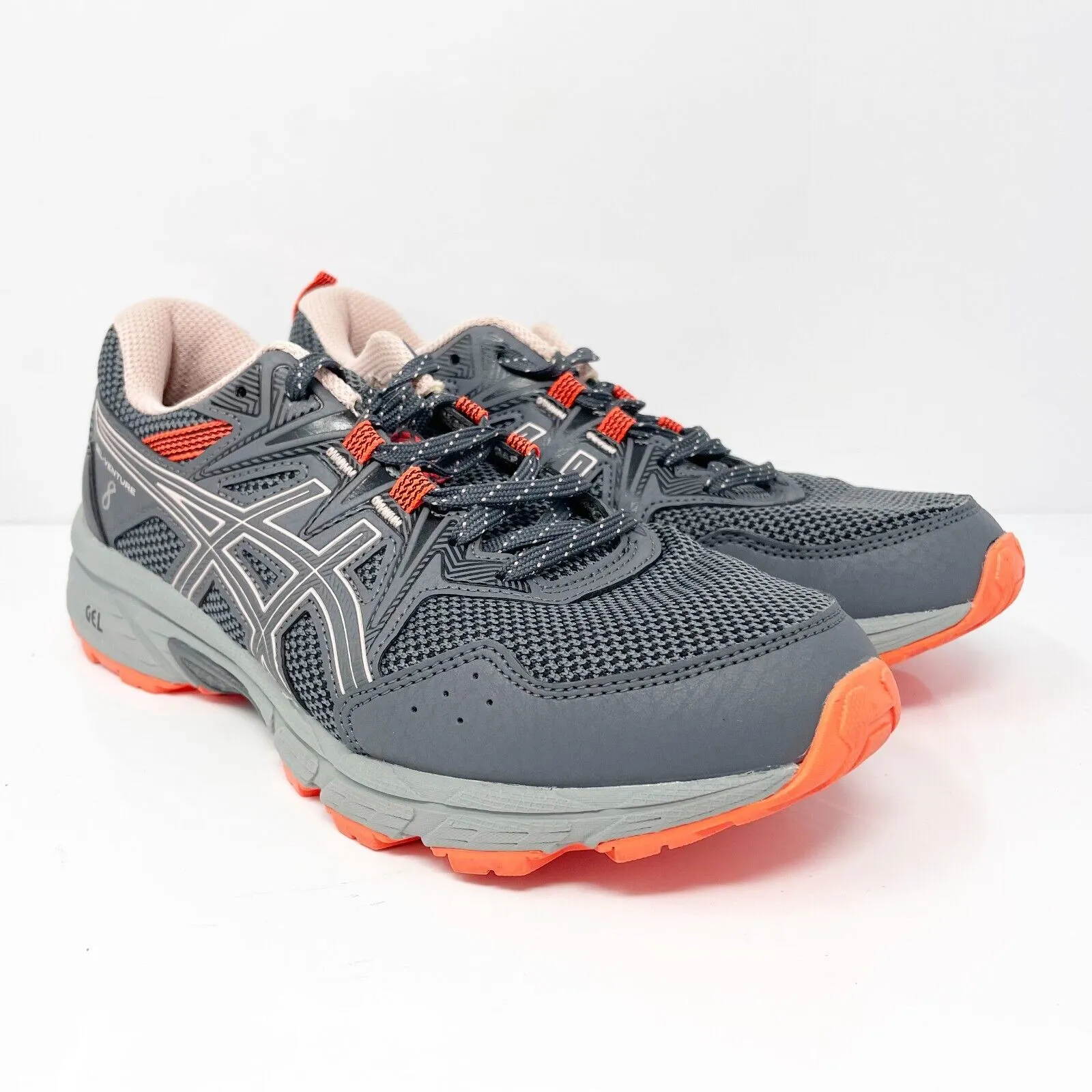 Asics Womens Gel Venture 8 1012A706 Gray Running Shoes Sneakers Size 7.5 W