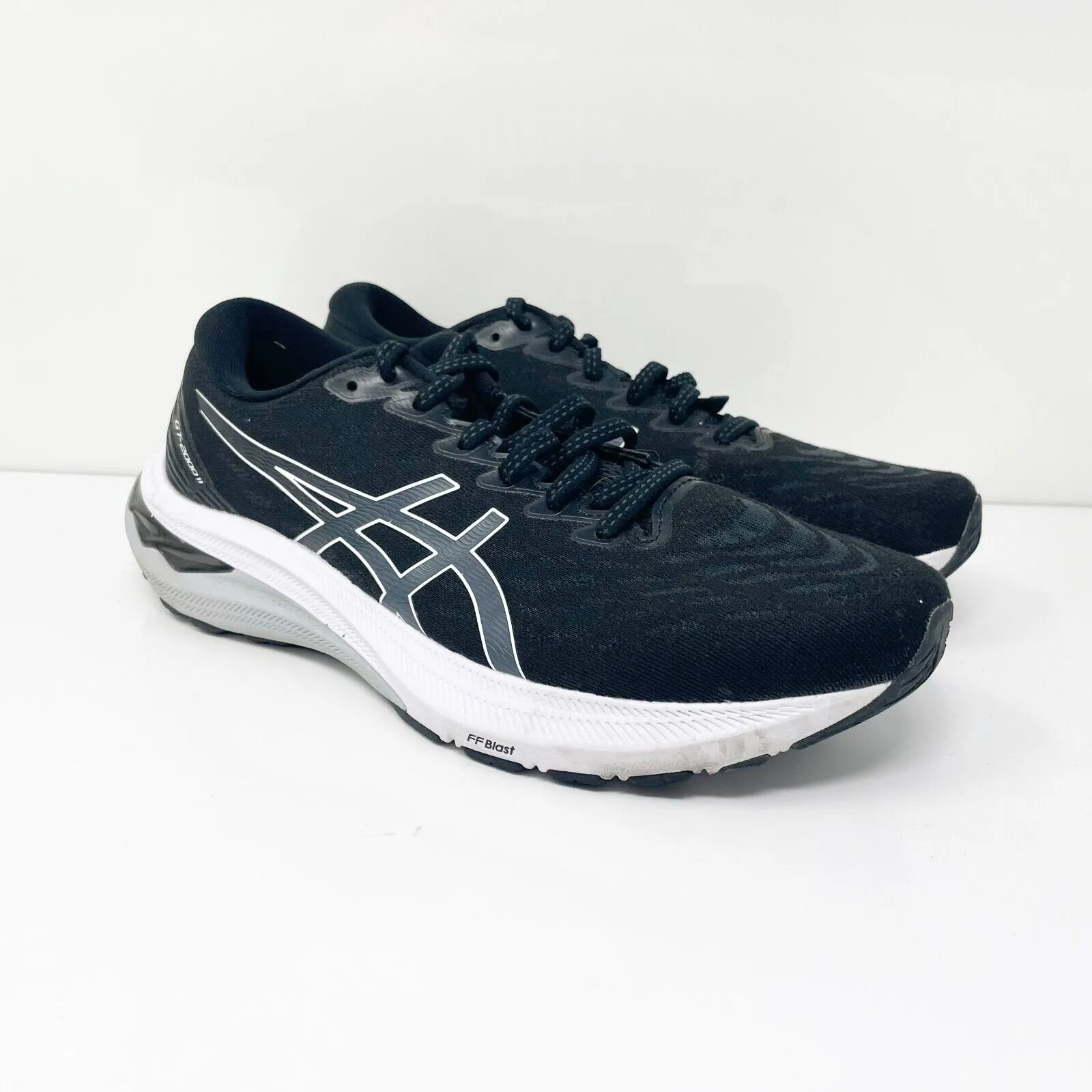 Asics Womens GT 2000 11 1012B271 Black Running Shoes Sneakers Size 8.5