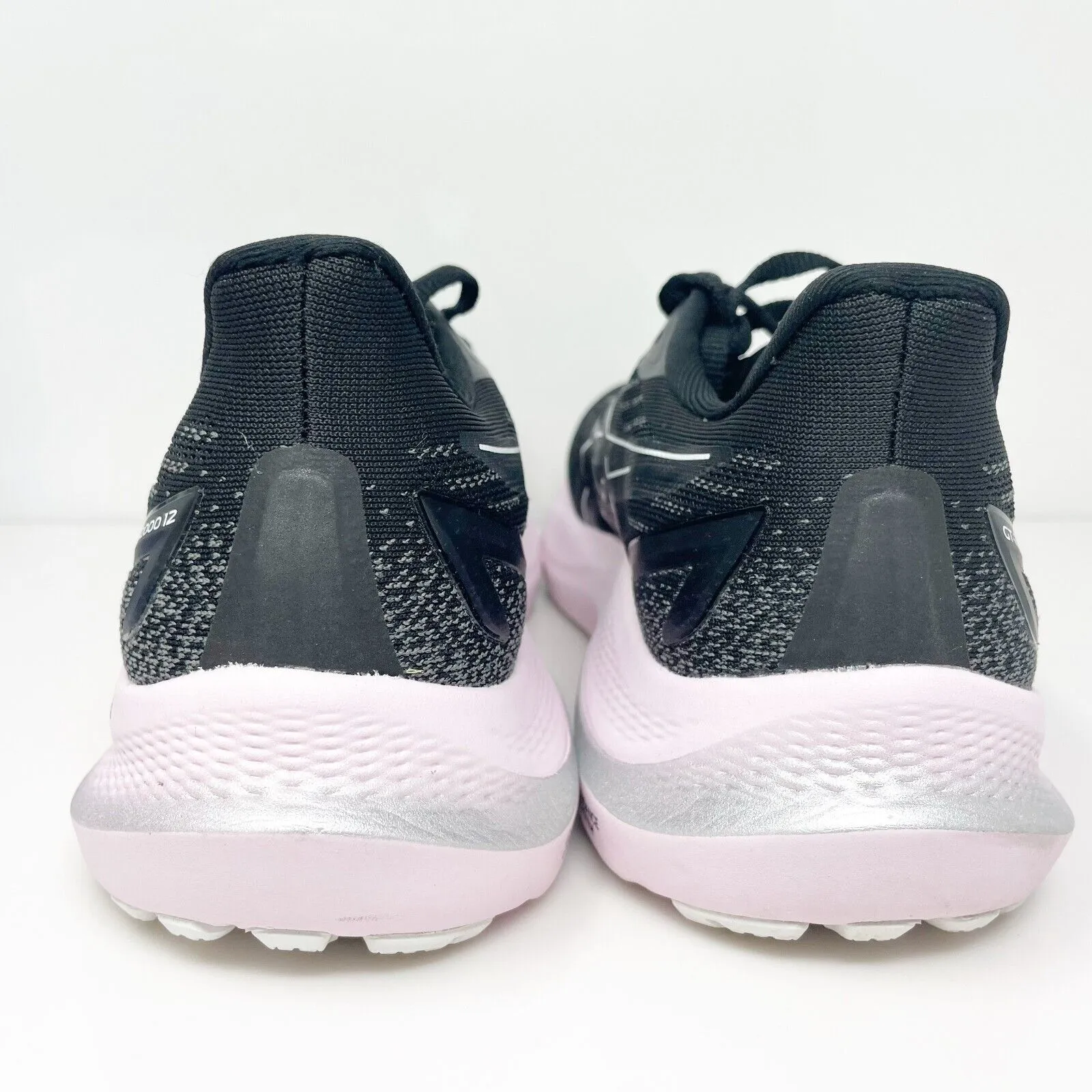 Asics Womens GT 2000 12 1012B506 Black Running Shoes Sneakers Size 8.5