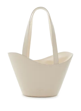 ATOMY  Wave vegan leather mini tote bag - White