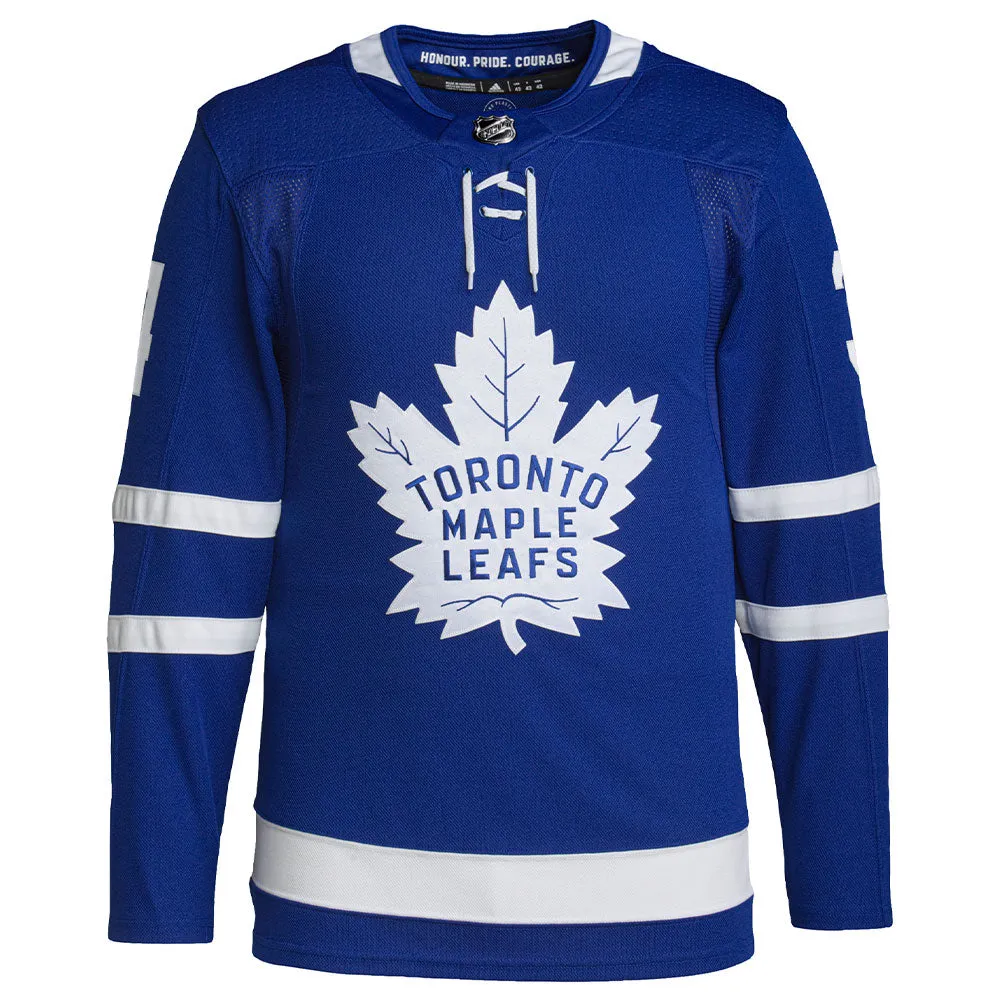 AUSTON MATTHEWS TORONTO MAPLE LEAFS ADIDAS ADIZERO PRIMEGREEN AUTHENTIC BLUE HOME JERSEY