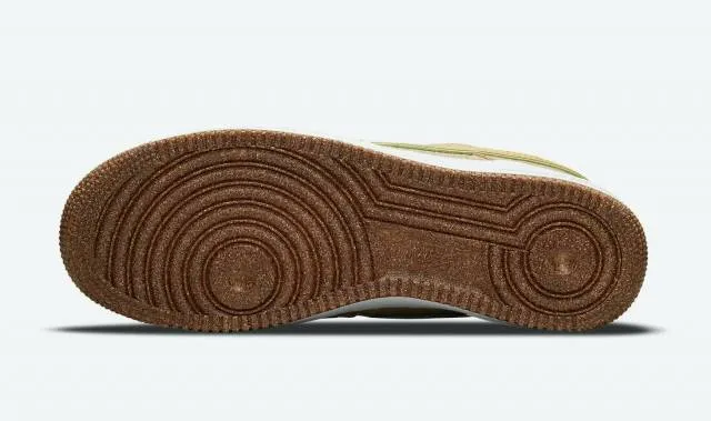 Authentic nike air force 1 happy pineapple cork white brown dj2536 900 men size
