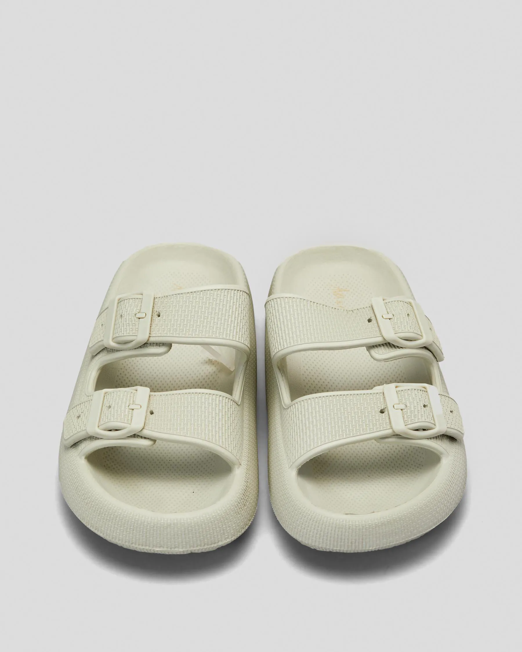 Ava And Ever Cove Double Buckle Slide Sandals