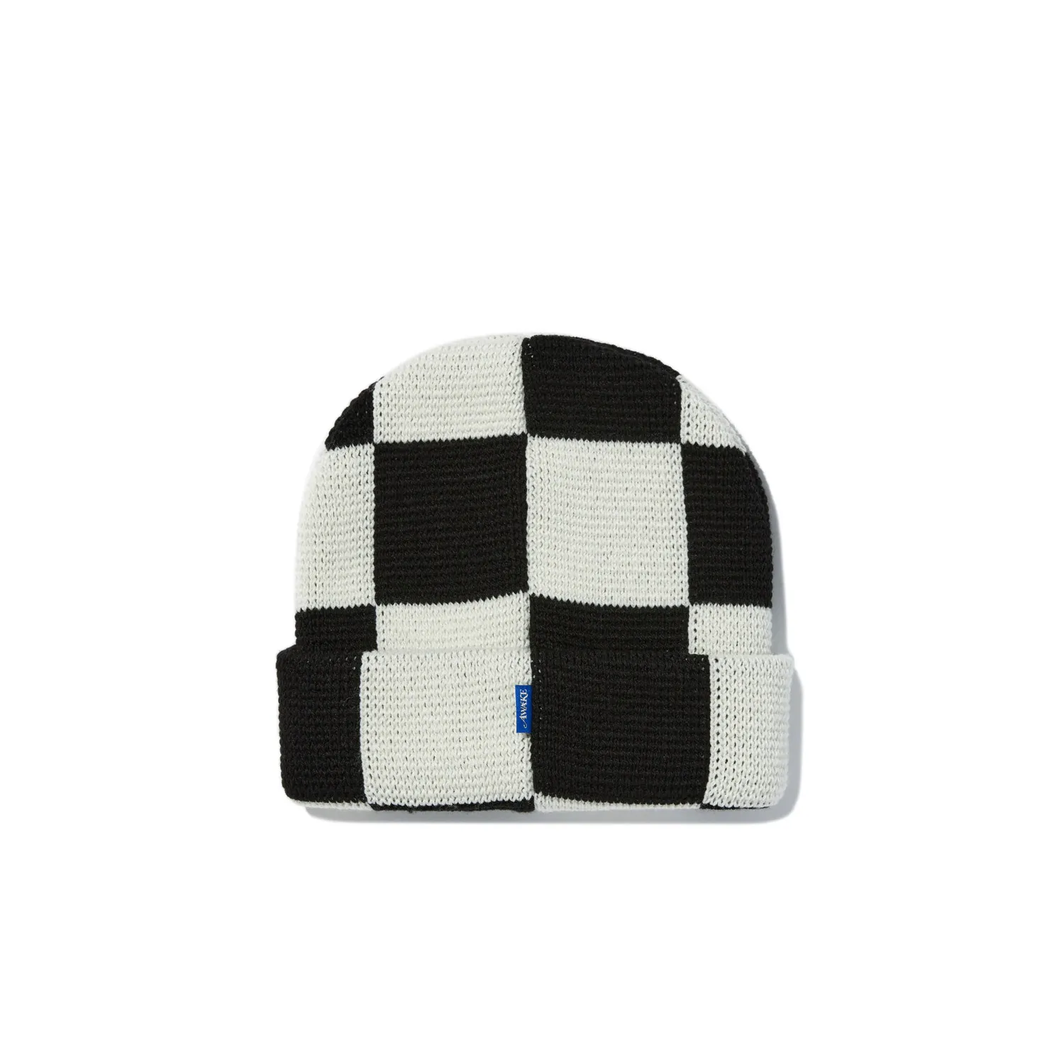 Awake NY CHECKBOARD BEANIE, Black 