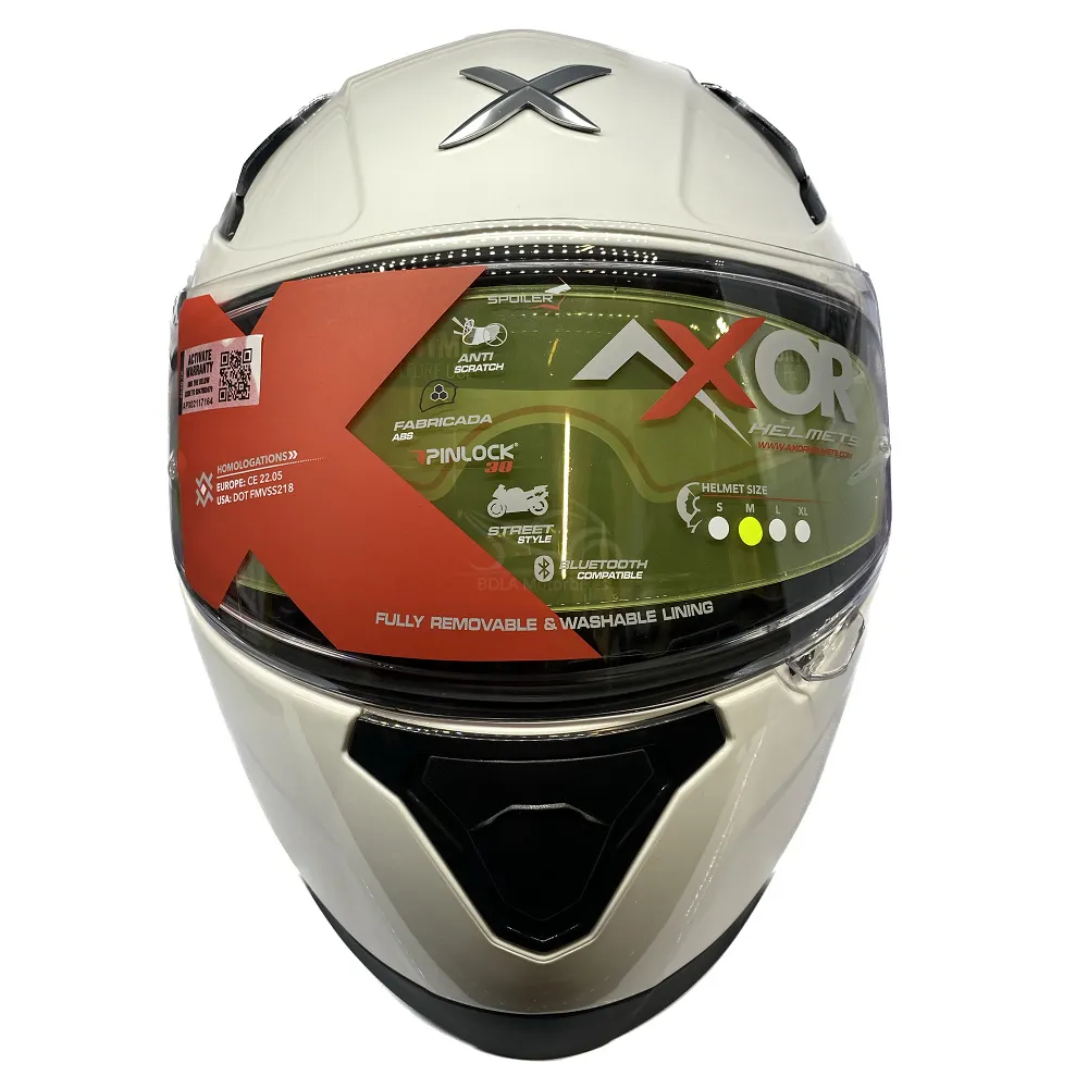 Axor Apex Plain Helmet - White