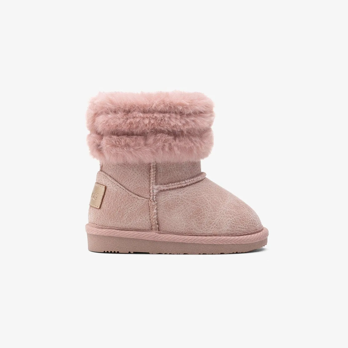 Baby's Pink Fur Australian Boots