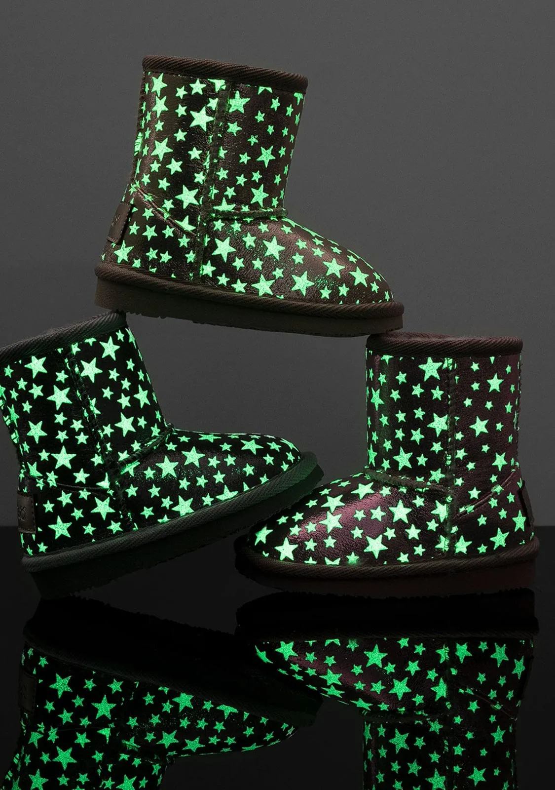 Baby's Pink Glows in the Dark Australian Boots