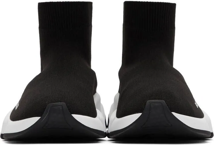 Balenciaga Black & White Speed Sneakers