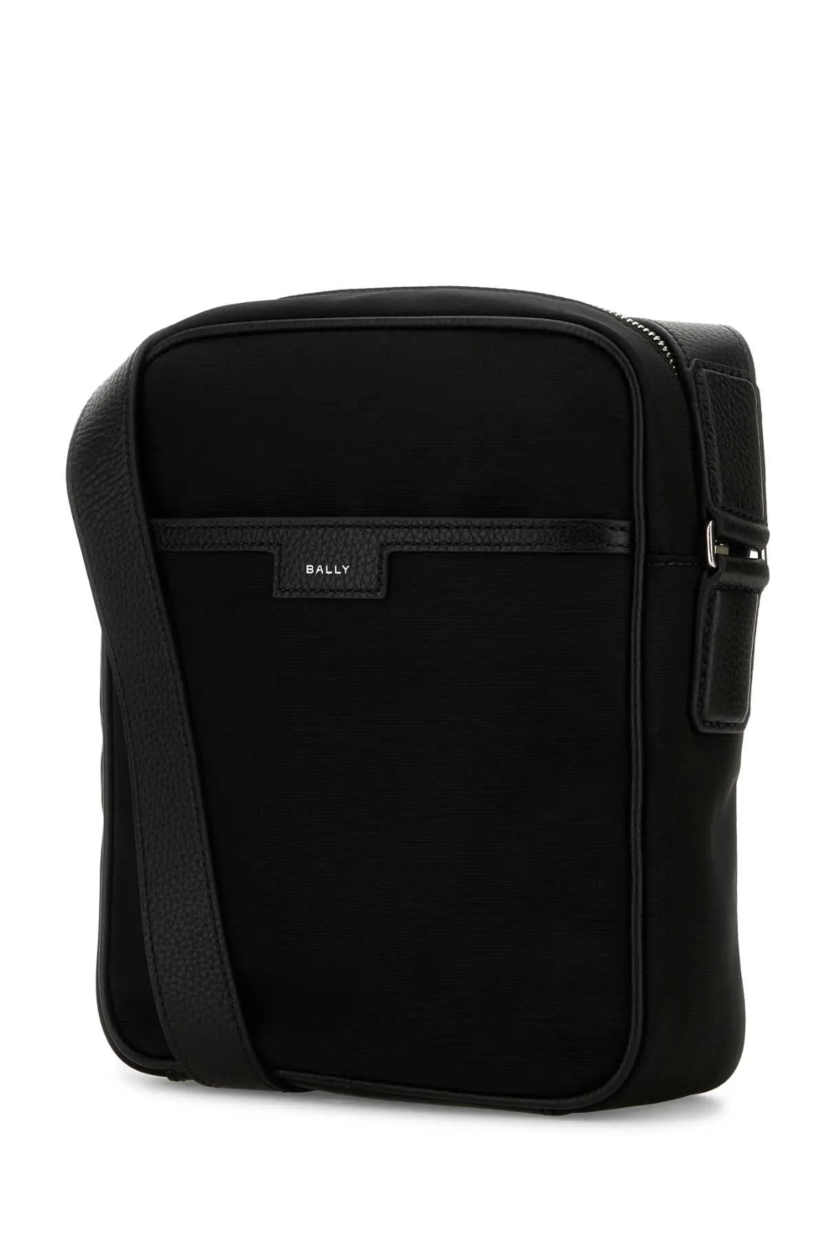 Bally Black Fabric Crossbody Bag