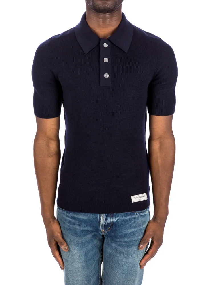 Balmain Pb Wool Polo | Credomen