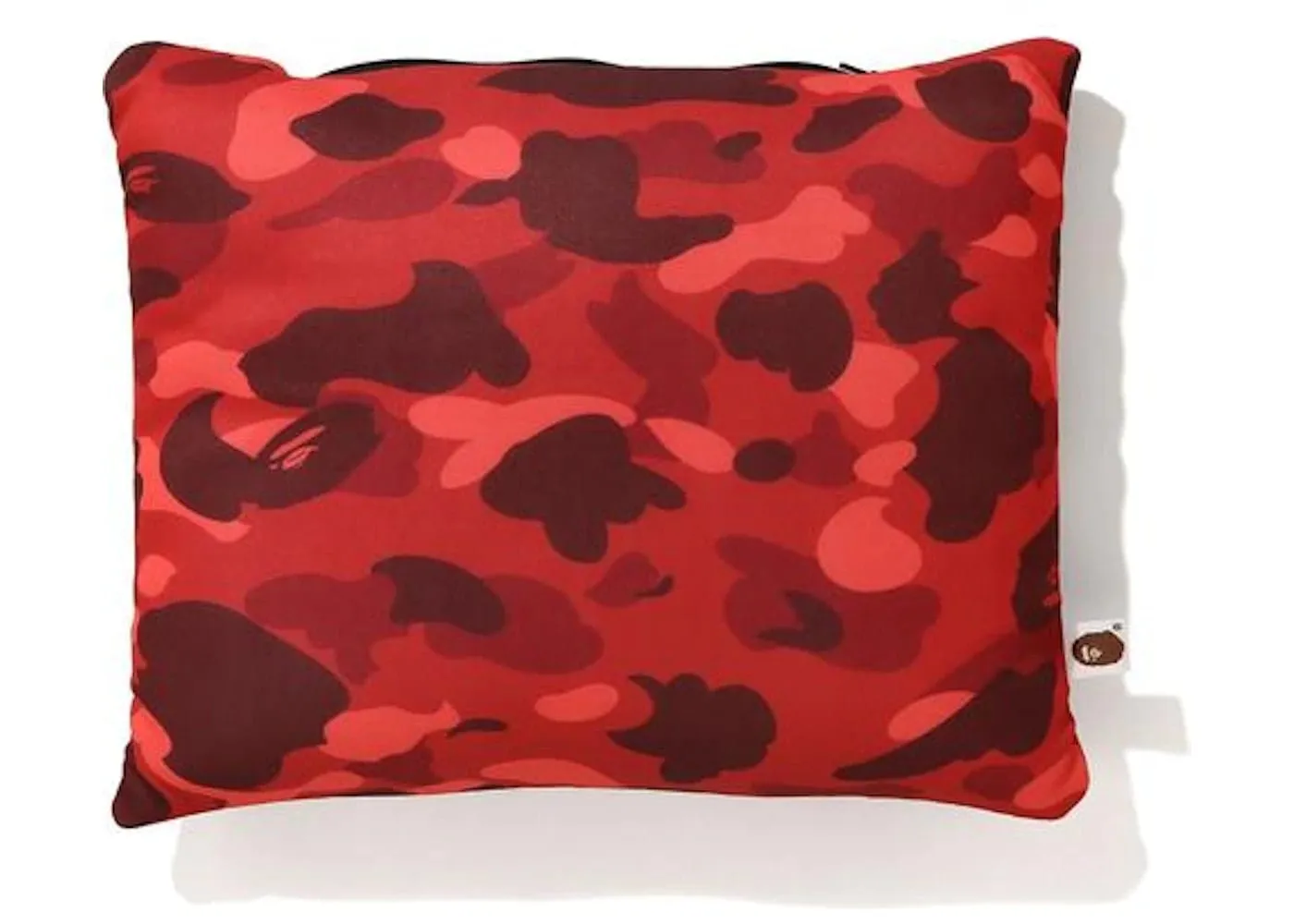 BAPE Color Camo 2Way Neck Pillow Red