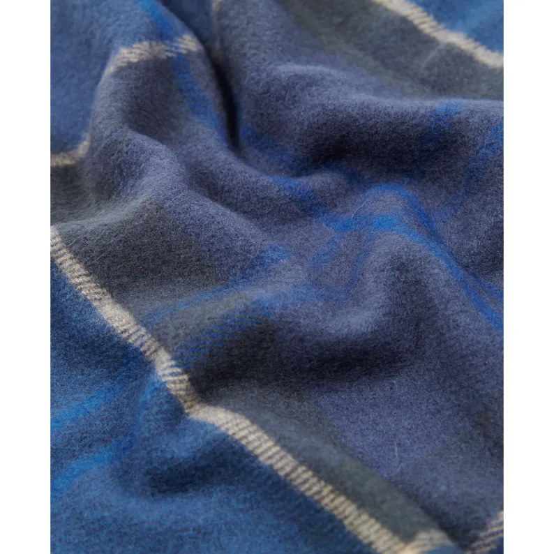 Barbour Galingale Tartan Scarf Blue USC0300TN54