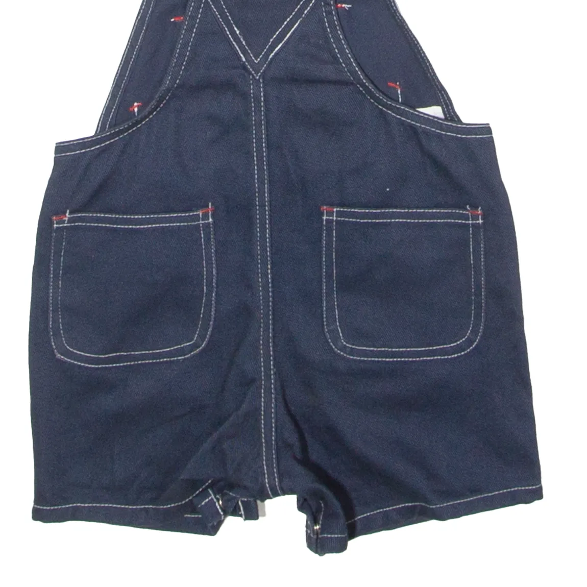 Baseball Boys Dungarees Blue Regular Twill Patchwork ONE SIZE W22 L2