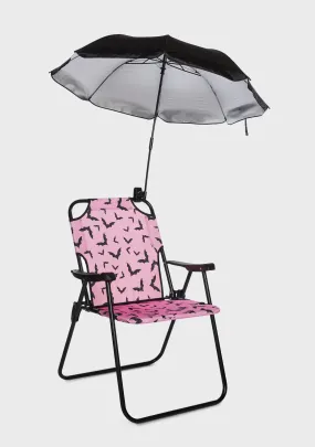 Bat Behavior Chair With Umbrella-