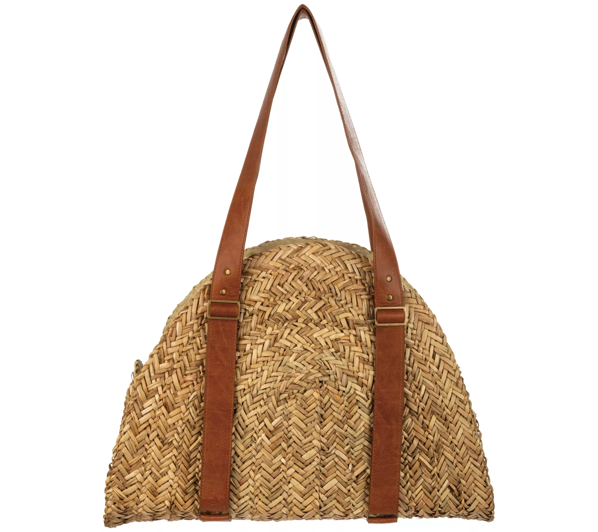 Bay Sky by San Diego Hat Seagrass Taco Tote w/Hat Holder Strap