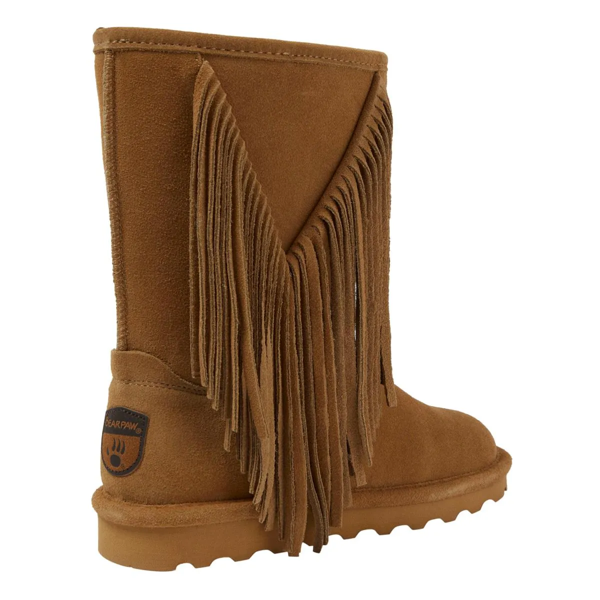      BEARPAW® Cherilyn Water-Repellant Suede Fringe Winter Boot     