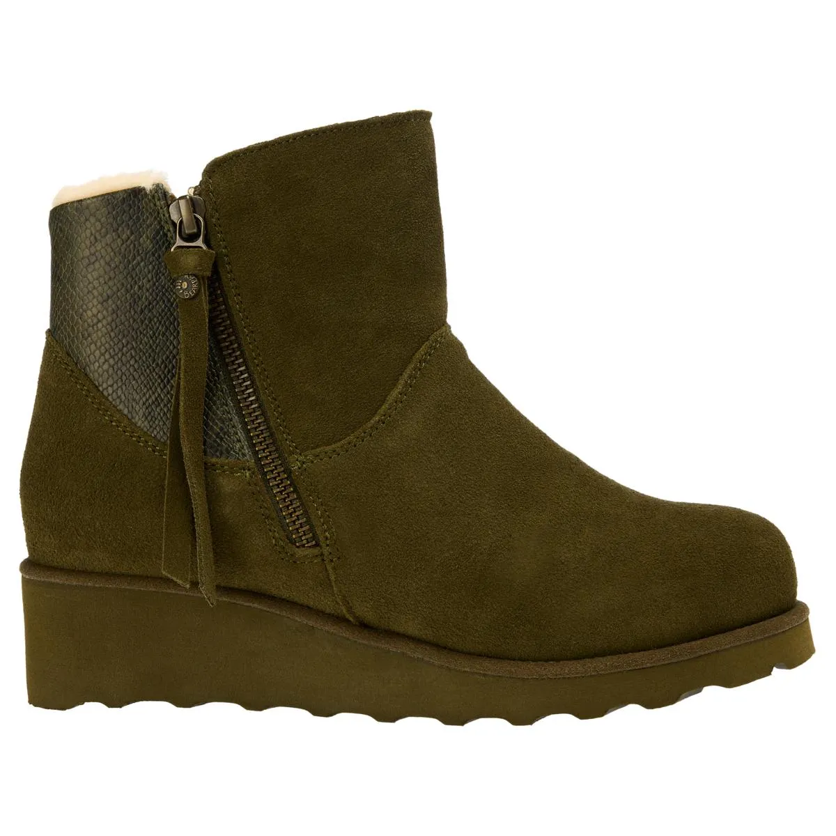      BEARPAW® Stacey Suede Wedge Boot w/Rain Repellent     