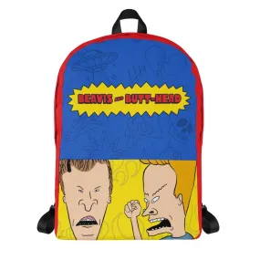 Beavis and Butt-Head Logo Premium Backpack