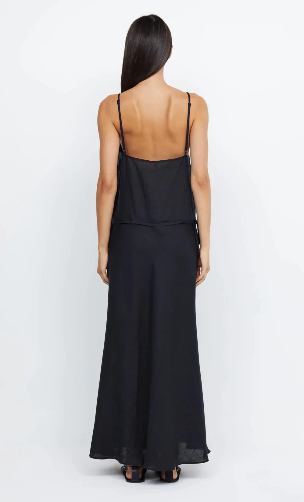 Bec and Bridge      BEC + BRIDGE - JAYDEN WRAP MAXI DRESS (BLACK)  FINAL SALE