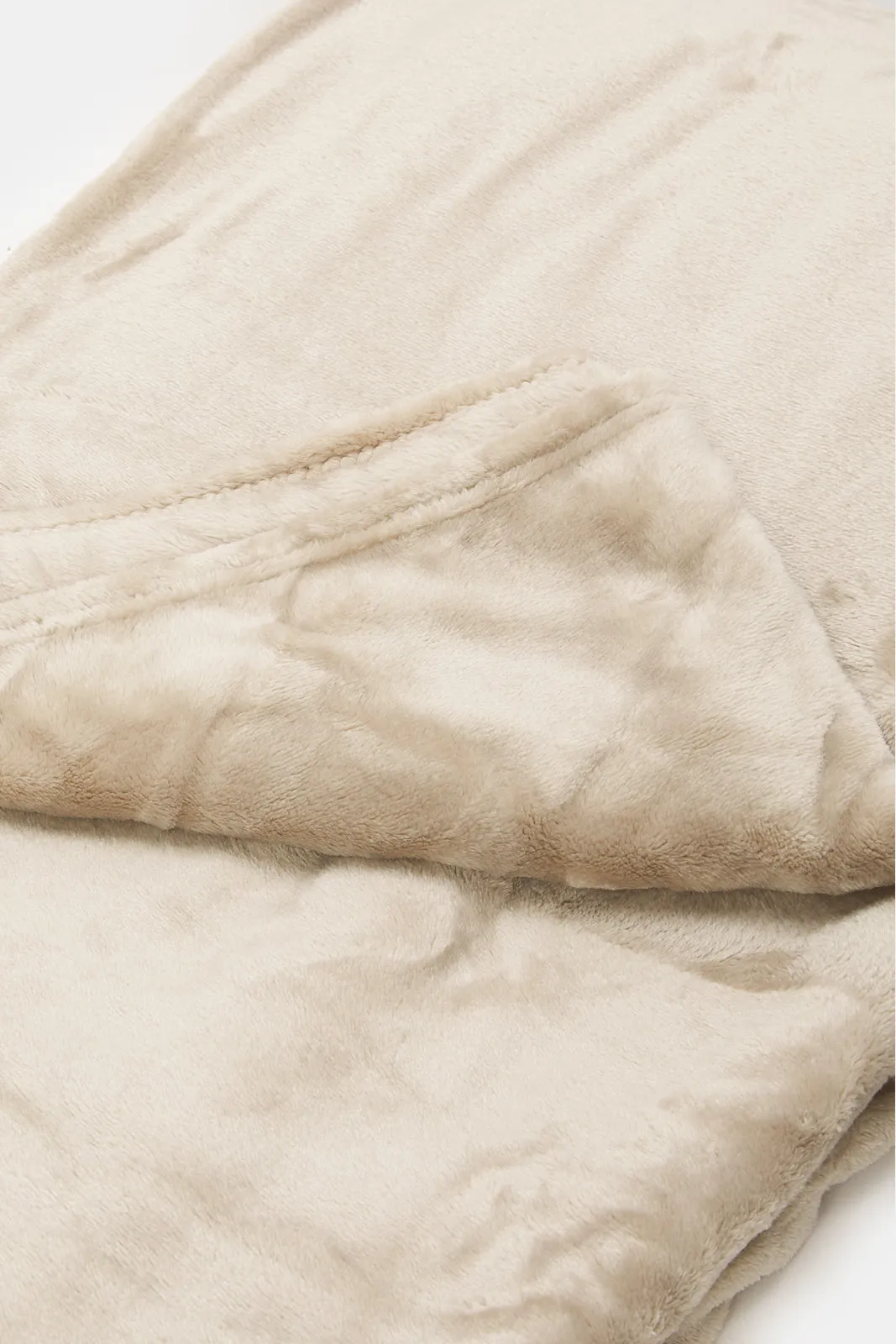 Beige Ultra Soft Blanket- (Single Size)