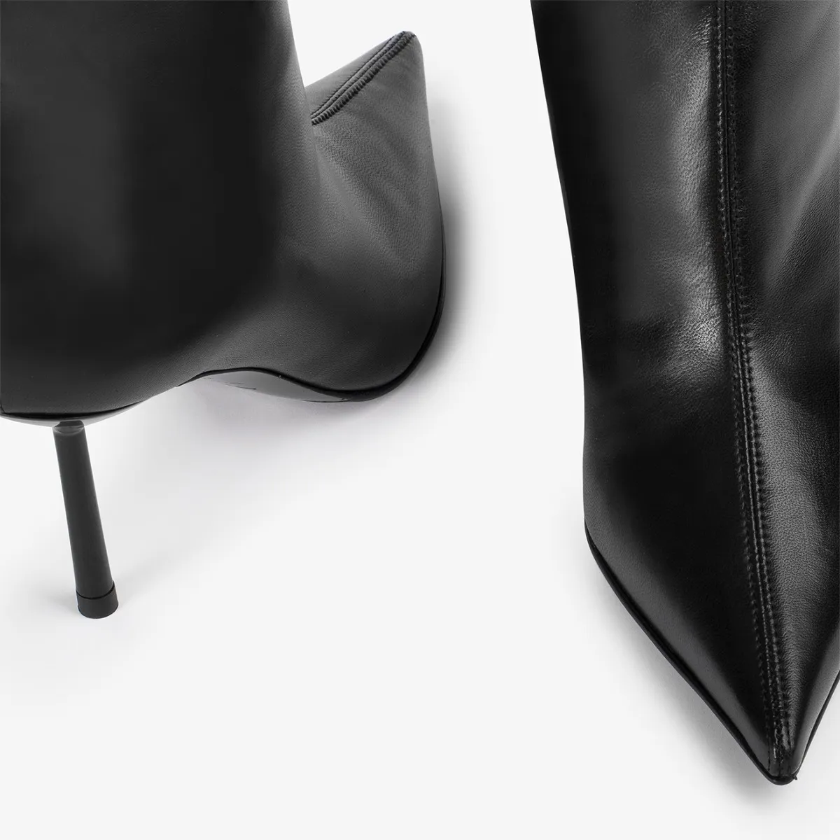 BELLA BOOT 80 mm Black nappa knee boot