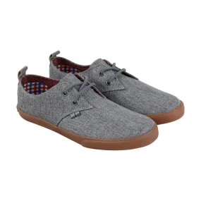 Ben Sherman Bristol BN7F00043 Mens Gray Canvas Lace Up Lifestyle Sneakers Shoes