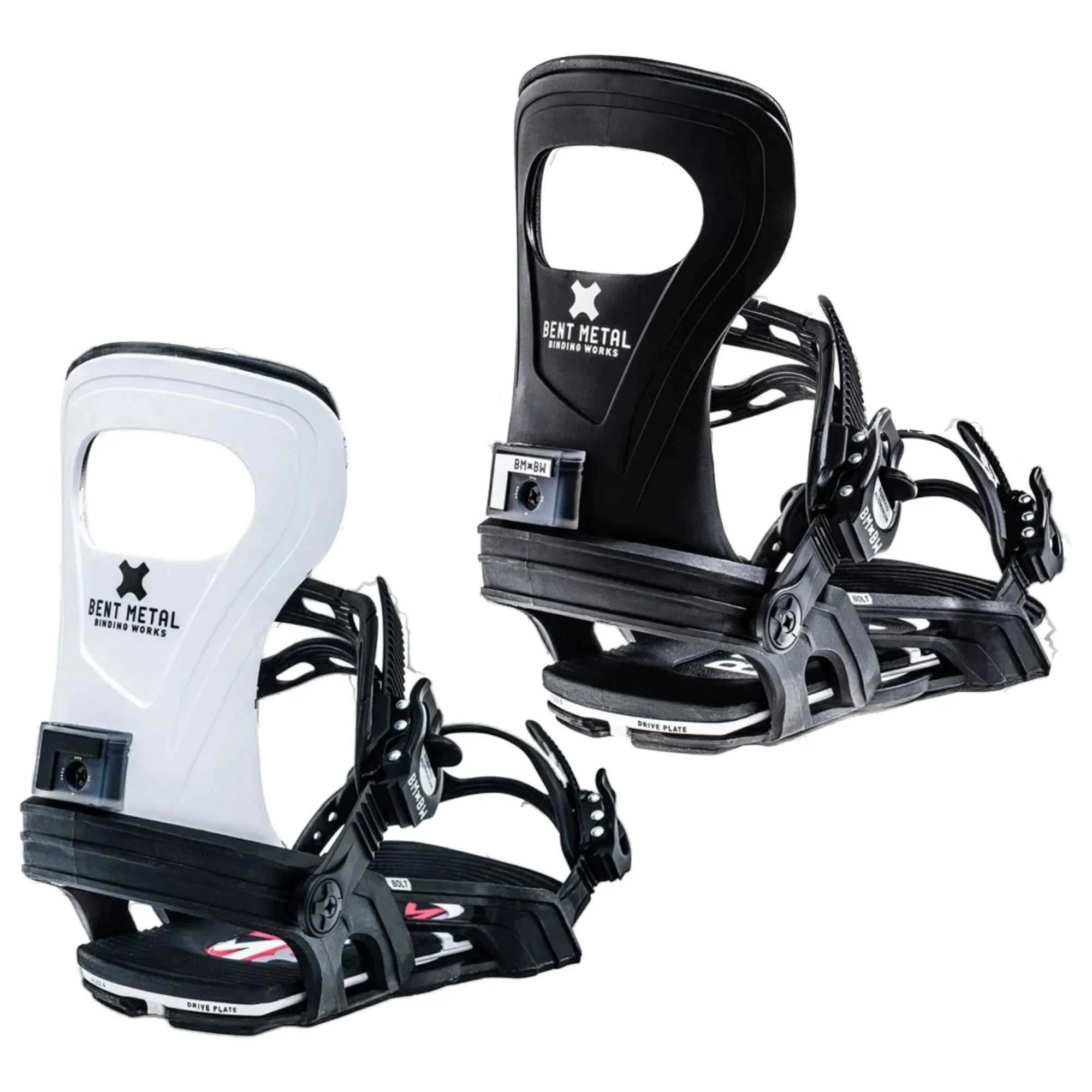 Bent Metal Bolt Snowboard Bindings – High-Performance Bindings with Adjustable Fit for Ultimate Snowboarding Control