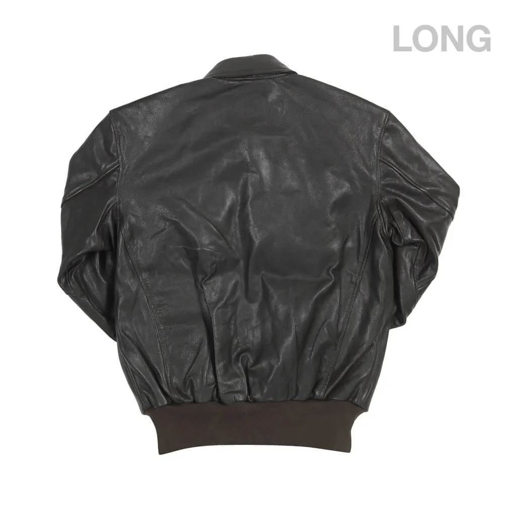 Big and Tall Leather Military A-2 Jacket | Cockpit USA