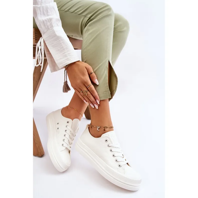 Big Star Low Lace-up Sneakers LL274968 White
