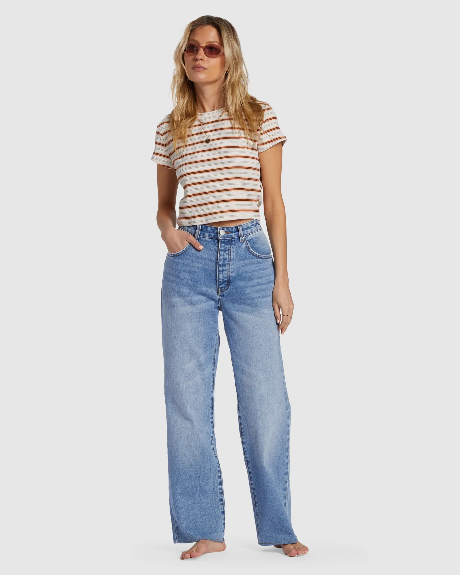 Billabong Rachel Low Waist Jeans - Medium Indigo Fade | SurfStitch