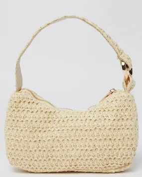 Billini Summer Shoulder Bag - Natural Raffia | SurfStitch