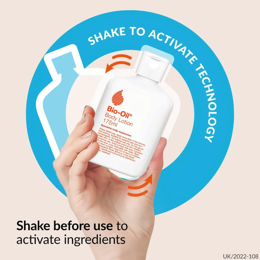 Bio-Oil Body Lotion 175 ml - Hydratant corporel ultra-léger pour peaux sèches 175 ML