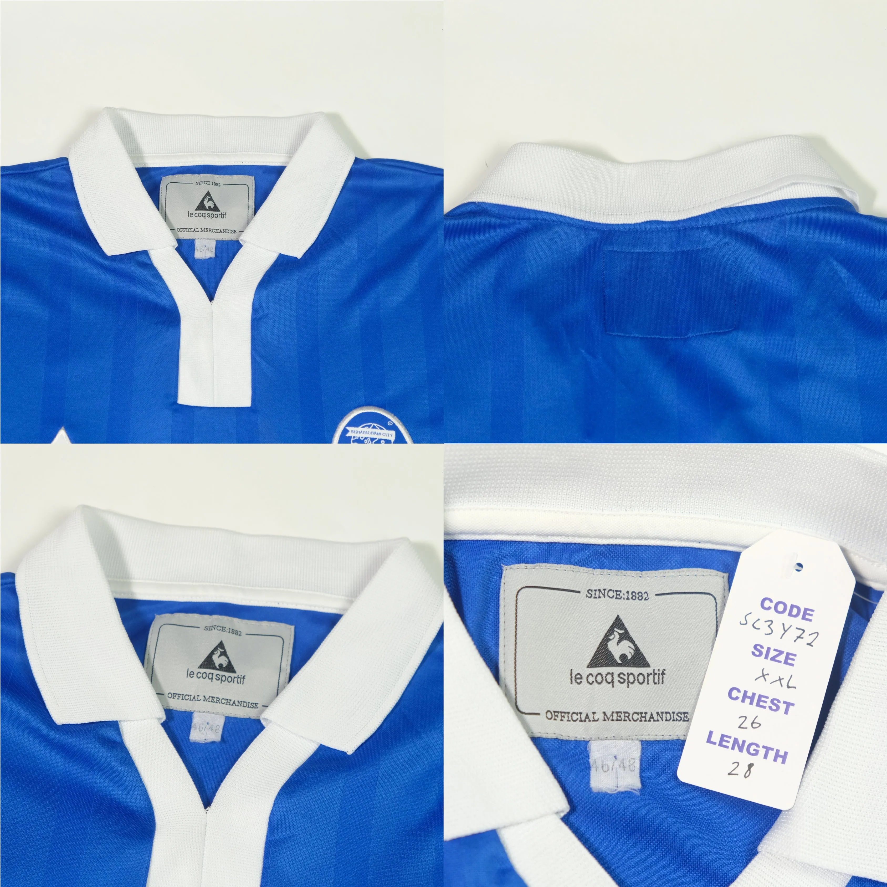 Birmingham City Le Coq Sportif 2003/2004 Football Shirt XXL