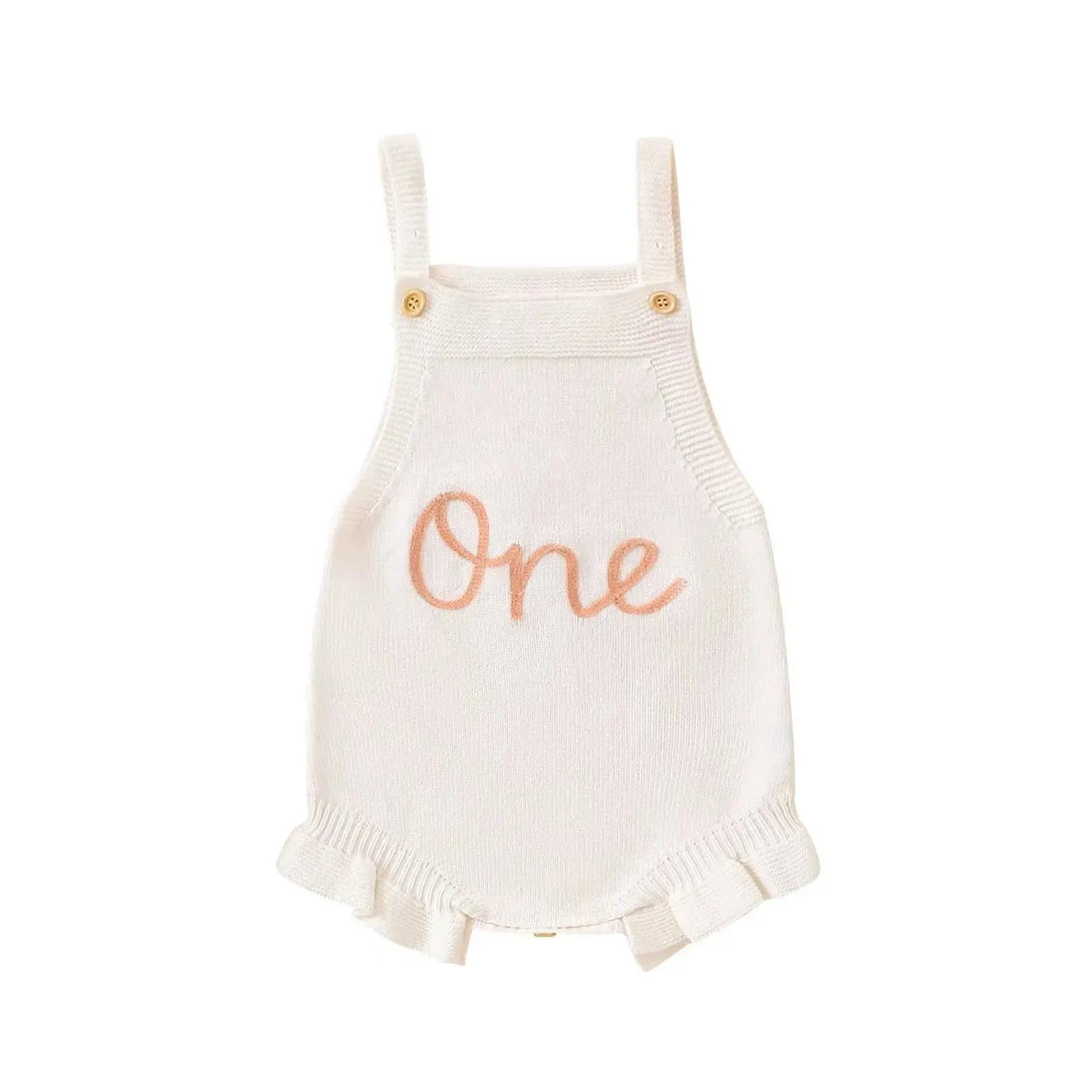 Birthday Knit Frilly Romper