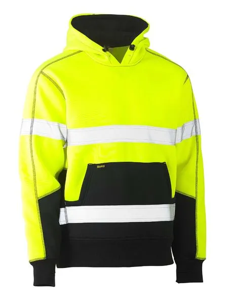 BISLEY Taped Two Tone Fleece Hoodie Pullover 300gsm