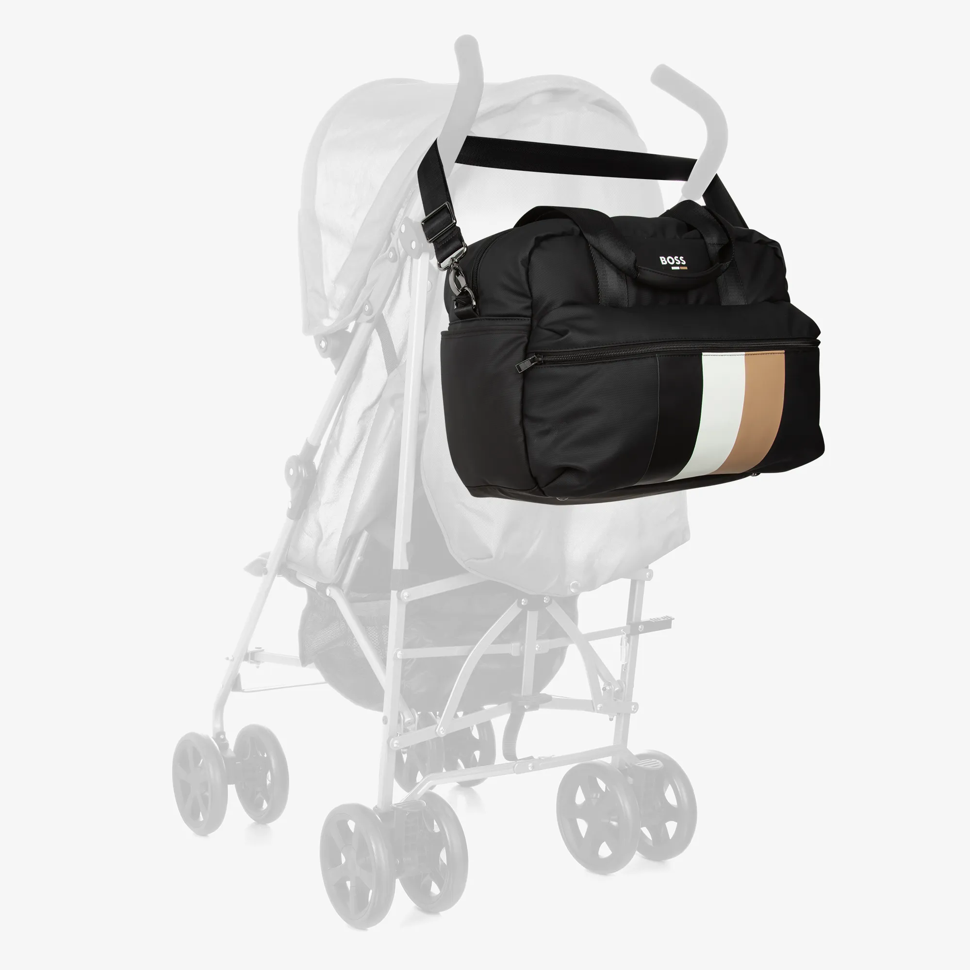 Black Coated Baby Changing Bag (52cm)