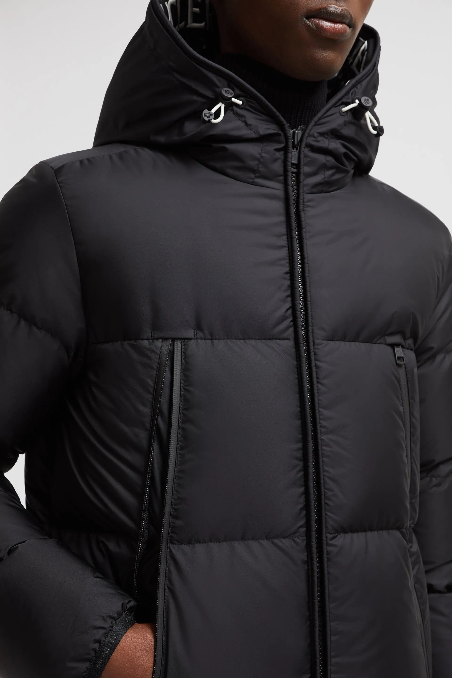Black Nylon Puffer Jacket