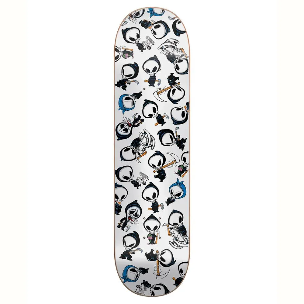 Blind Reaper Wallpaper Skateboard Deck White 7.75