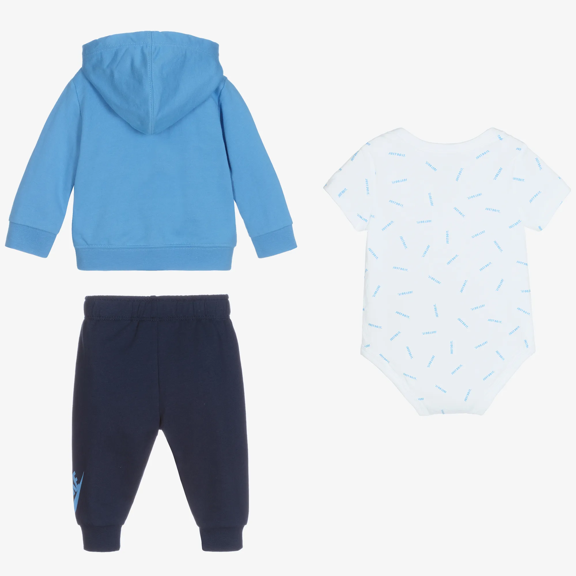 Blue & White Tracksuit Set