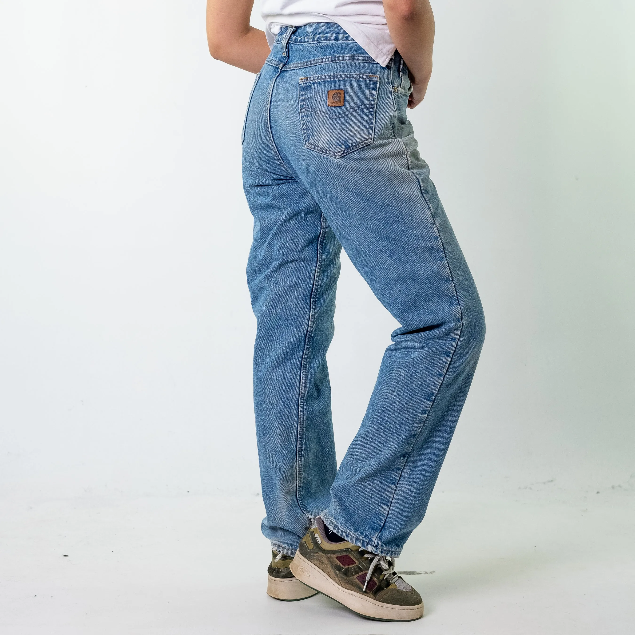 Blue Denim 90s Carhartt  Cargo Skater Trousers Pants Jeans (32x33)