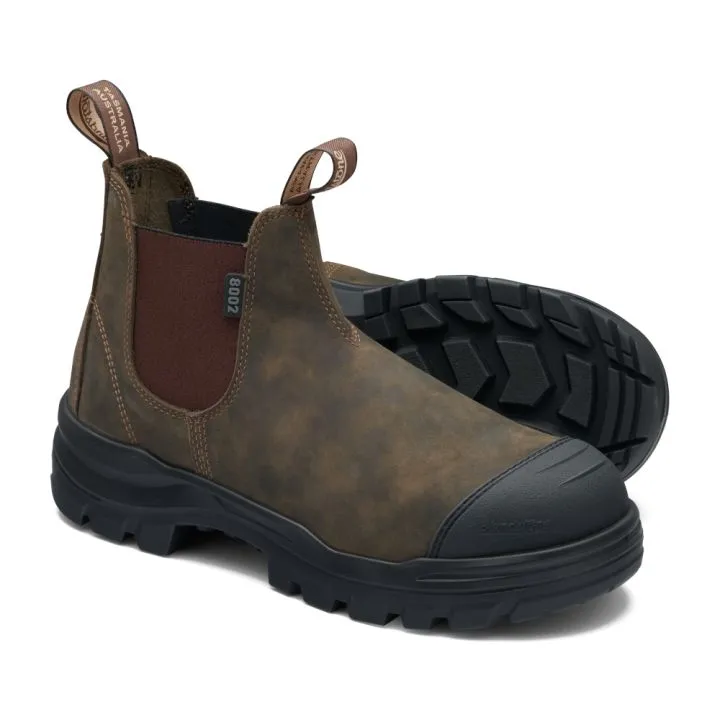 Blundstone 8002 Rotoflex Safety Boot Rustic Brown