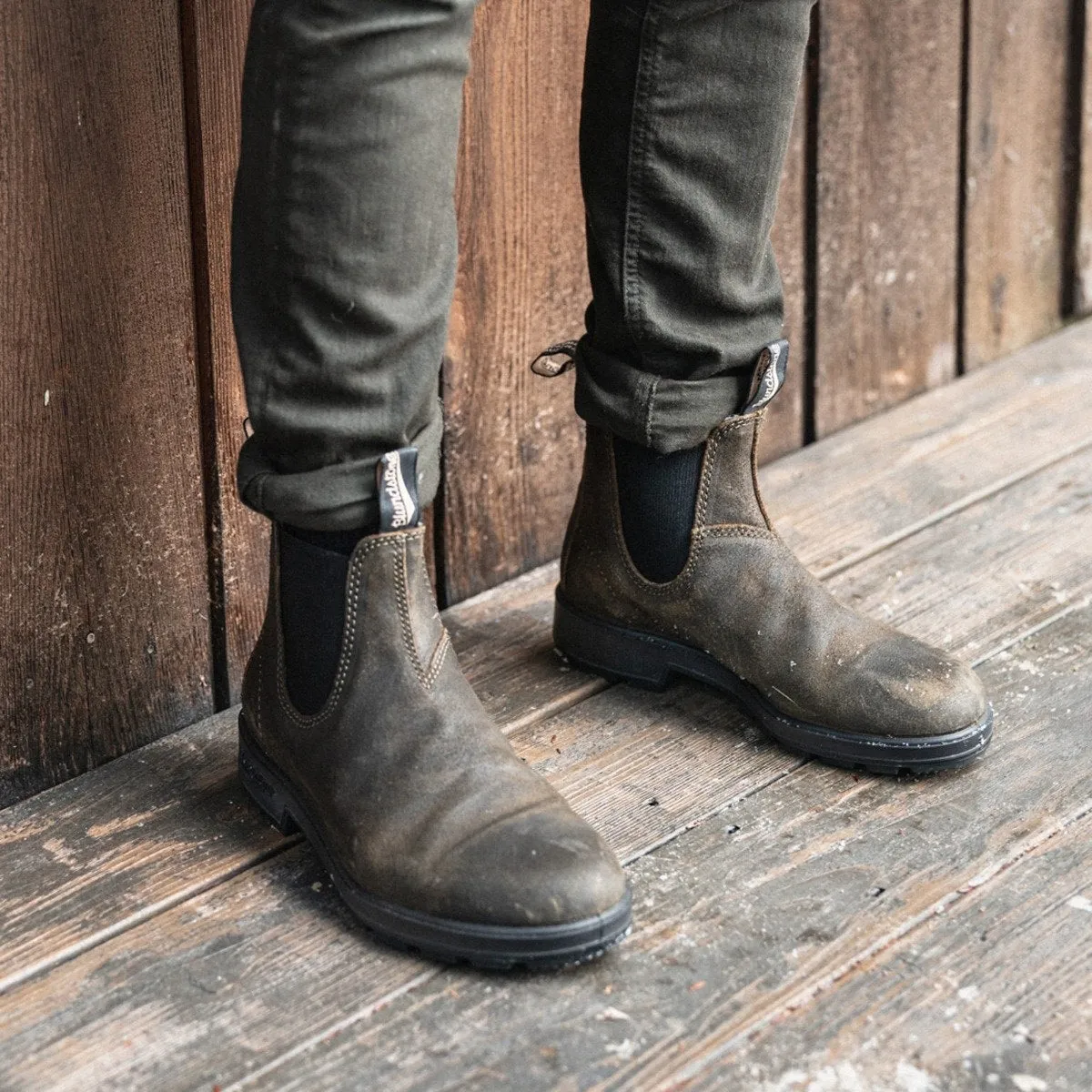 Blundstone Chelsea Work Boot Suede