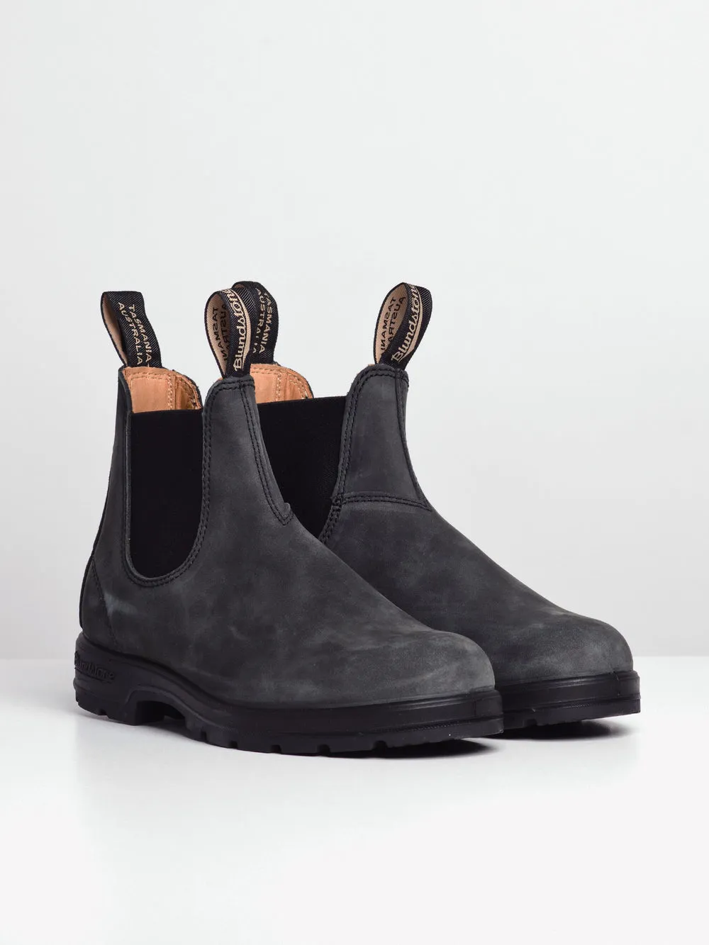 BLUNDSTONE WOMENS BLUNDSTONE CLASSIC RUSTIC BLACK BOOT