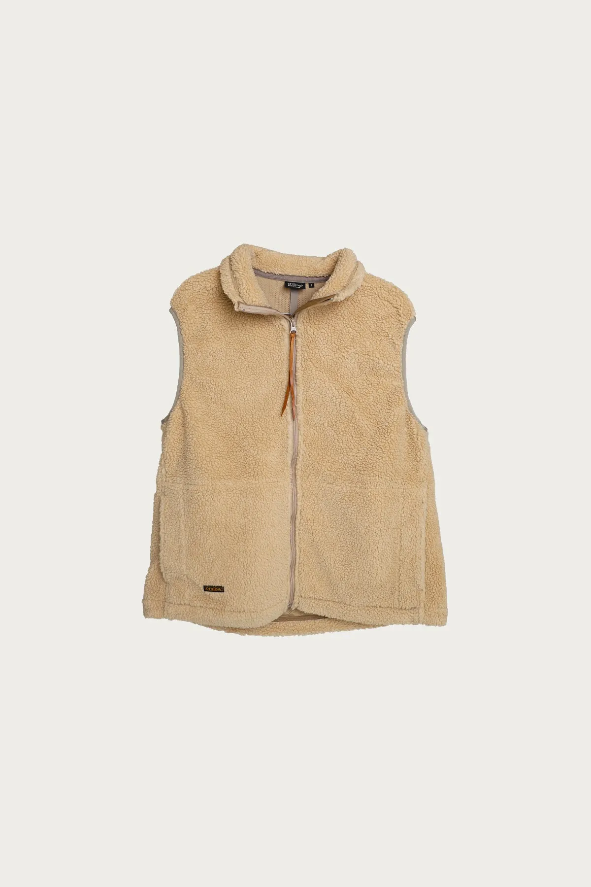 Boa Fleece Vest - Camel