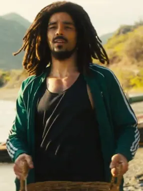 Bob Marley One Love 2024 Kingsley Ben-Adir Green Jacket